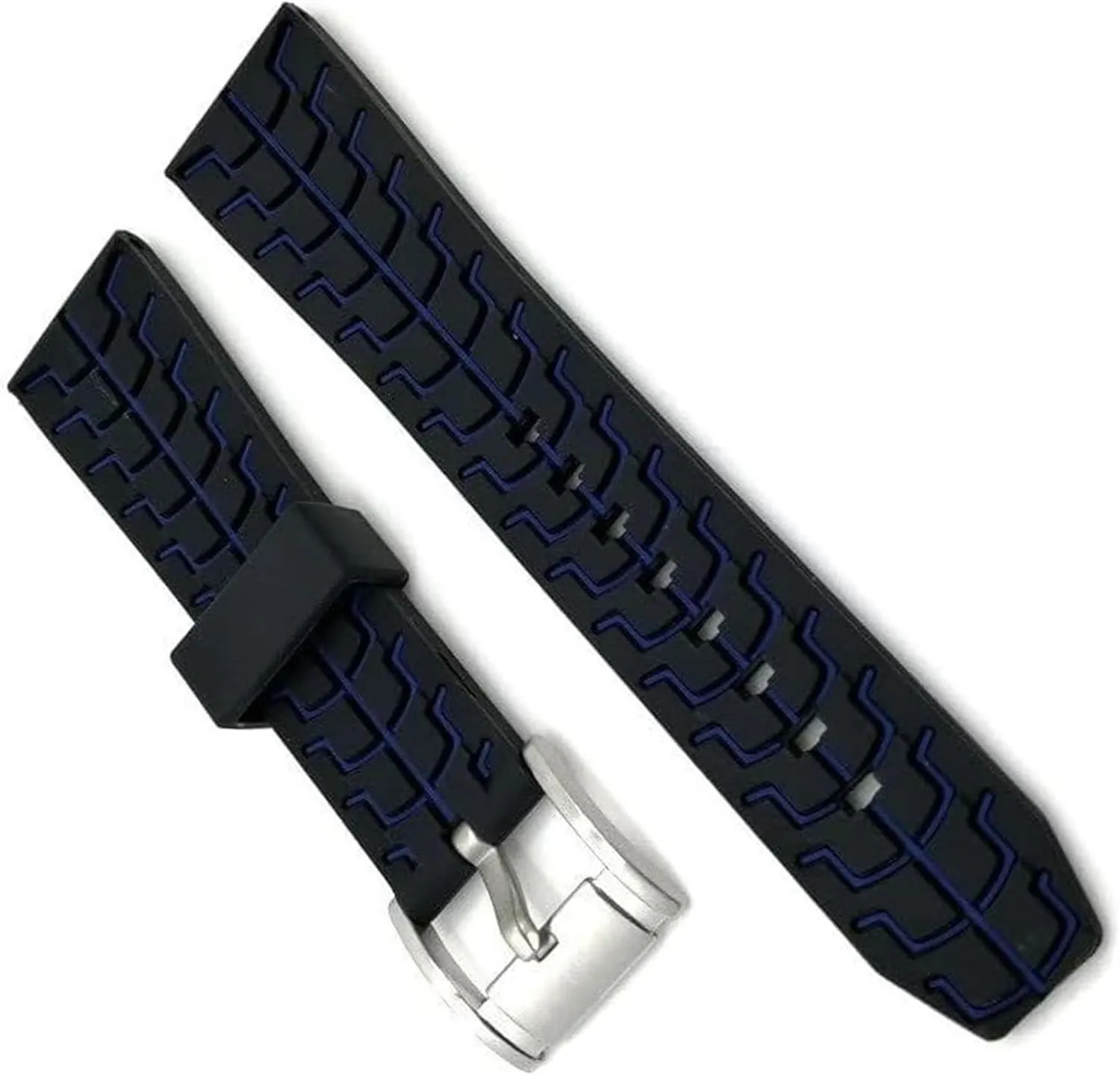 Watch Strap replacement Accessories Sports Waterproof Watch Band Double Color impel rattlesnake quilt audition refurbish lop Silicone 