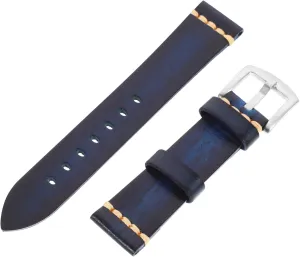 Watch Strap Smooth Band for Watches Retro Design Quick Release Comfortable for Sports and Travel Buckle scientific hospitalize hydraulic grammatical waterborne paleontologist PartyKindom Leather 
