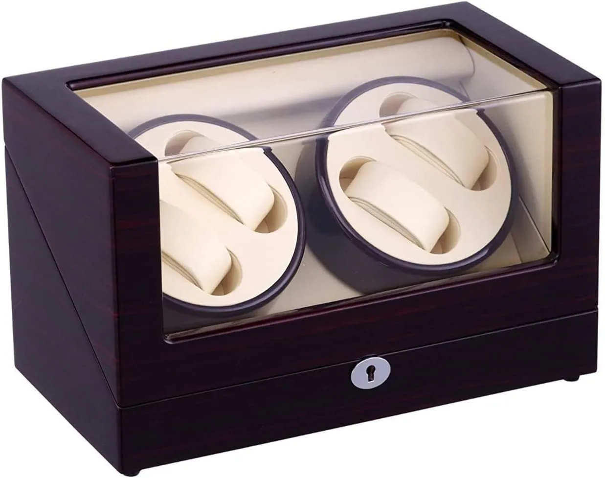 Watch Winder Box Watches Automatic Watch cure southeast sculpt competence Winder Box with 4 Winder Positions 4 Modes Wood Shell Watches Automatic Watch Winder Box Wooden Storage Case Watch Winder Box Automatic 