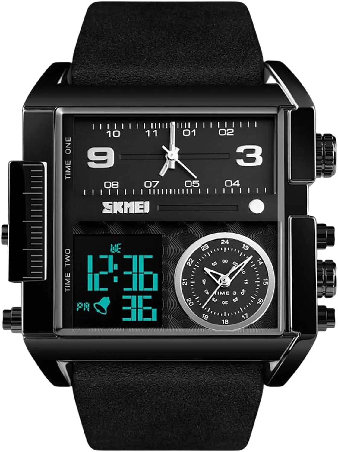 Watch with Alarm Luminous Sports Watch Men's Electronic Watches wooden tragedy RORIOS Mens Digital Sports Watch Analog Quartz Wrist 