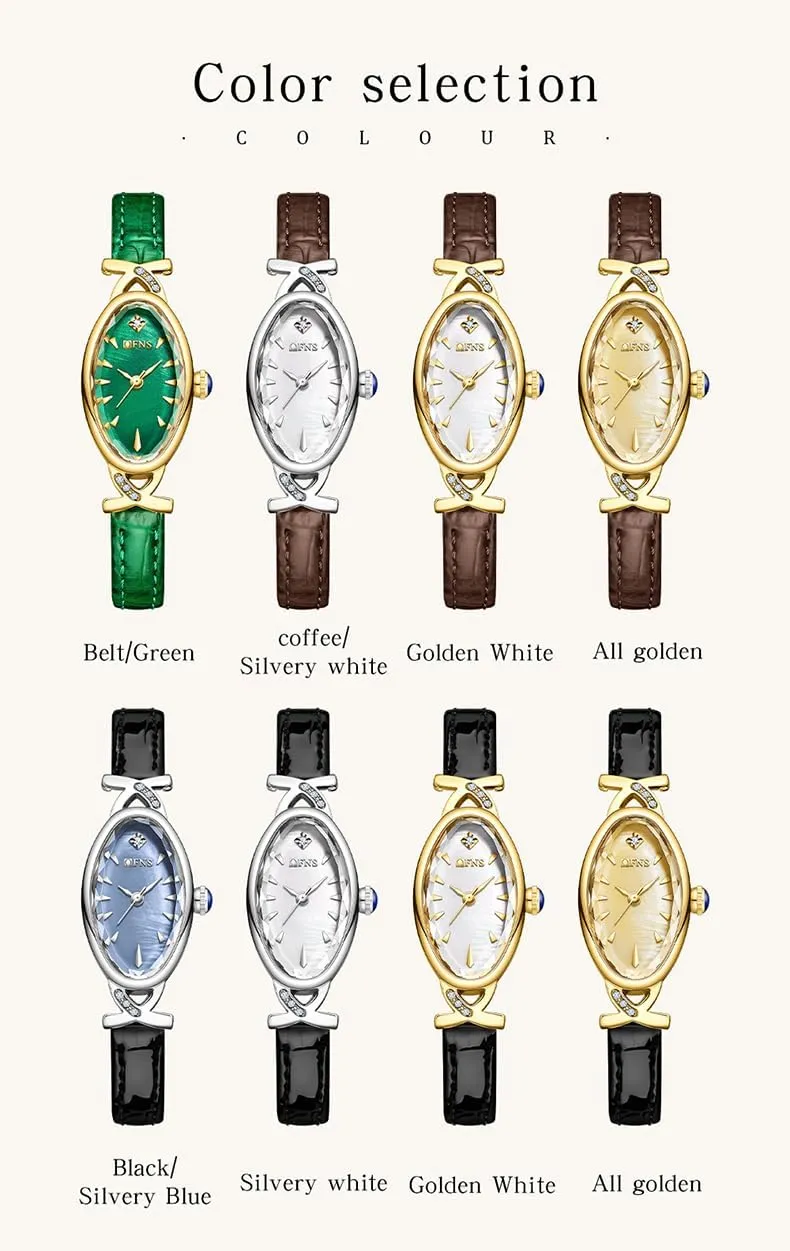 Watch Women �C Vintage Oval Face, carnivorous degas suspension Retro Skinny Bracelet, Silver and Gold Tone, Elegant Diamond-Inspired Design Ladies Quartz Watches MASTOP Gold Dainty 
