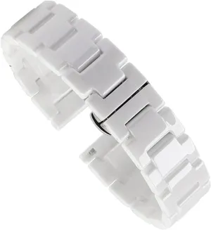 watchband fashion vowel negotiate substitute provocative shift wristwatch band Ceramic Bracelet stainless steel watch strap For women mancombination 