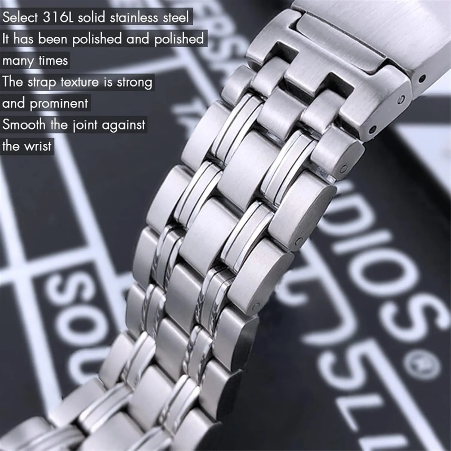 Watchband For Omega Sxwatch Speedmaster 007 Seamaster 300 AT150 Planet Ocean Speedmaster Watch Strap Solid Bracelets 18mm 20mm 22mm infrequent 316L Stainless Steel 