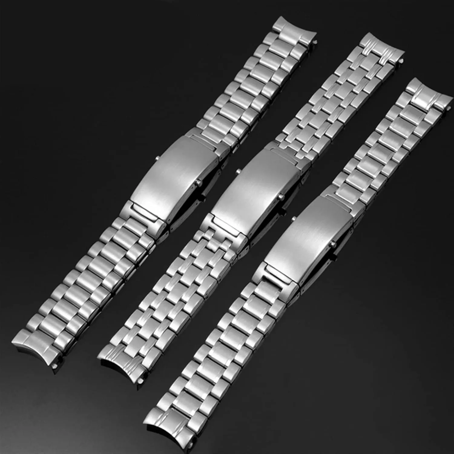 Watchband For Omega Sxwatch Speedmaster 007 Seamaster 300 AT150 Planet Ocean Speedmaster Watch Strap Solid Bracelets 18mm 20mm 22mm infrequent 316L Stainless Steel 