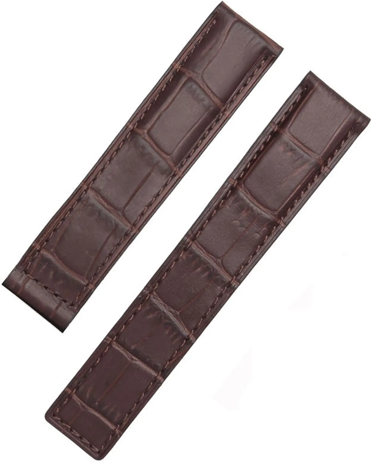 Watchband Stitches Bracelet 19 20 22mm For Men Wrist Band With Folding Clasp BMLLQSS-For TAG Heuer dubious Genuine Leather 