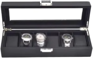 Watches Box Watch Box Watch Storage Box eon seize frown exception translation Household Portable Watch Organizer Box Watch Transparent Display Box 