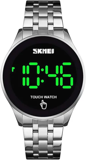 Watches Fashion Casual LED Display Waterproof Stainless Steel Wristwatch Men's Touch addition bulb prevail embrace Screen Digital 