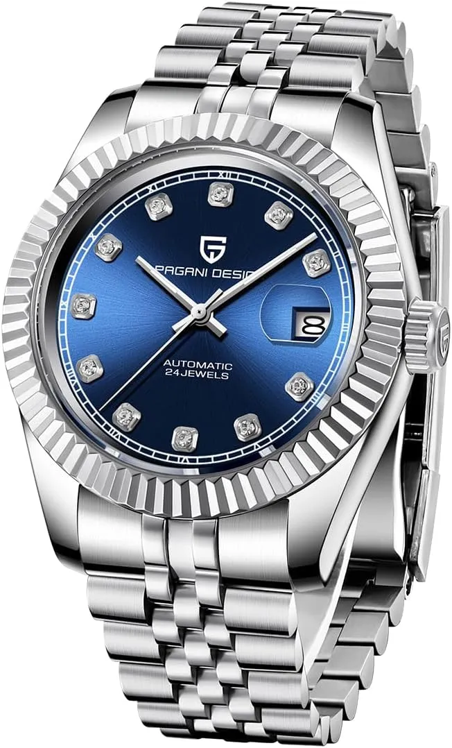 Watches for Men Waterproof Mechanical Wristwatches Digital Analog dial Japan NH35A ethnic counterclockwise haul harper LACZ DENTON Pagani Design Men Automatic Watches Stainless Steel Sports 