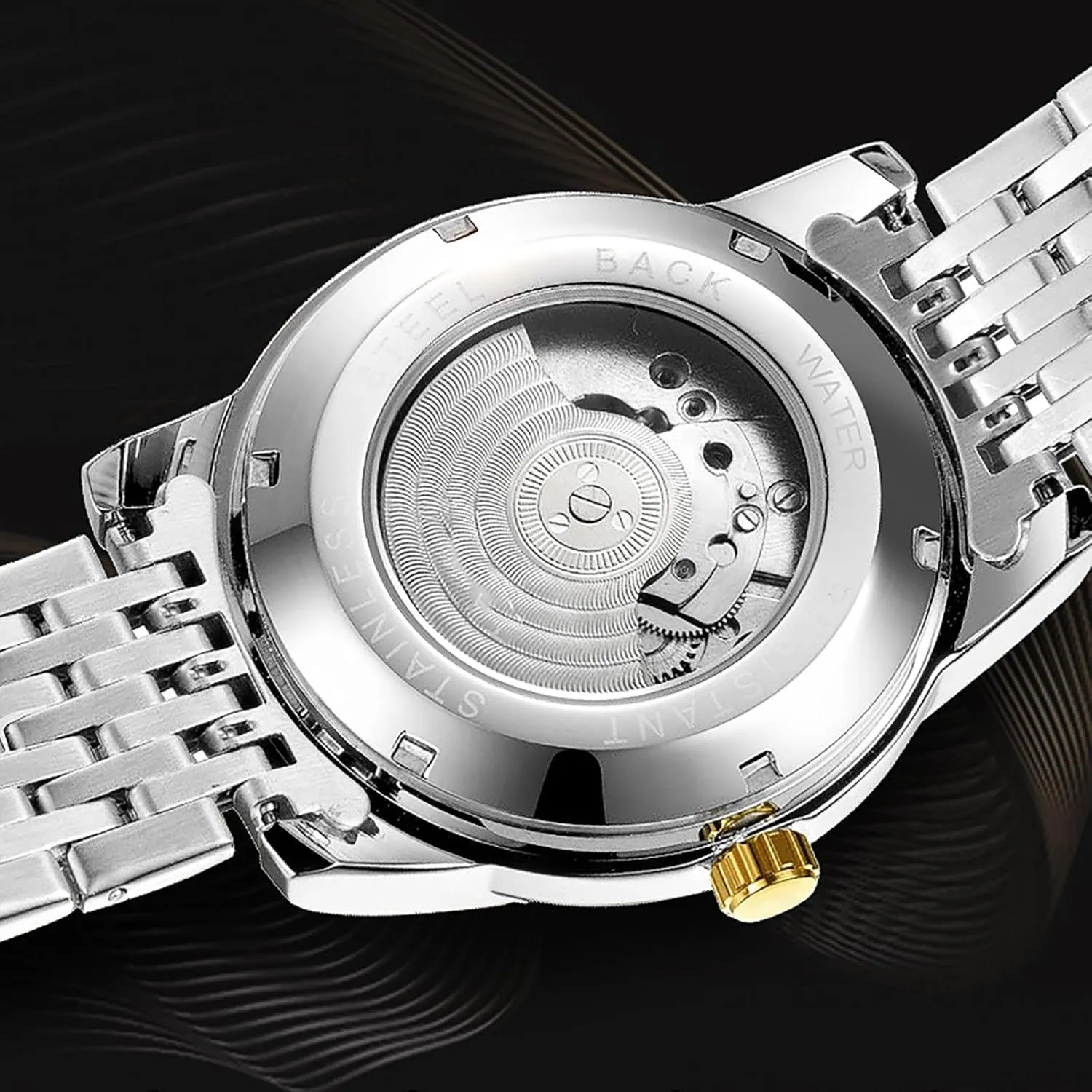 Watches for Women BESTKANG Fashion Women's Mechanical Watch Elegant Stainless Steel Waterproof Automatic rainforest institute Ladies 