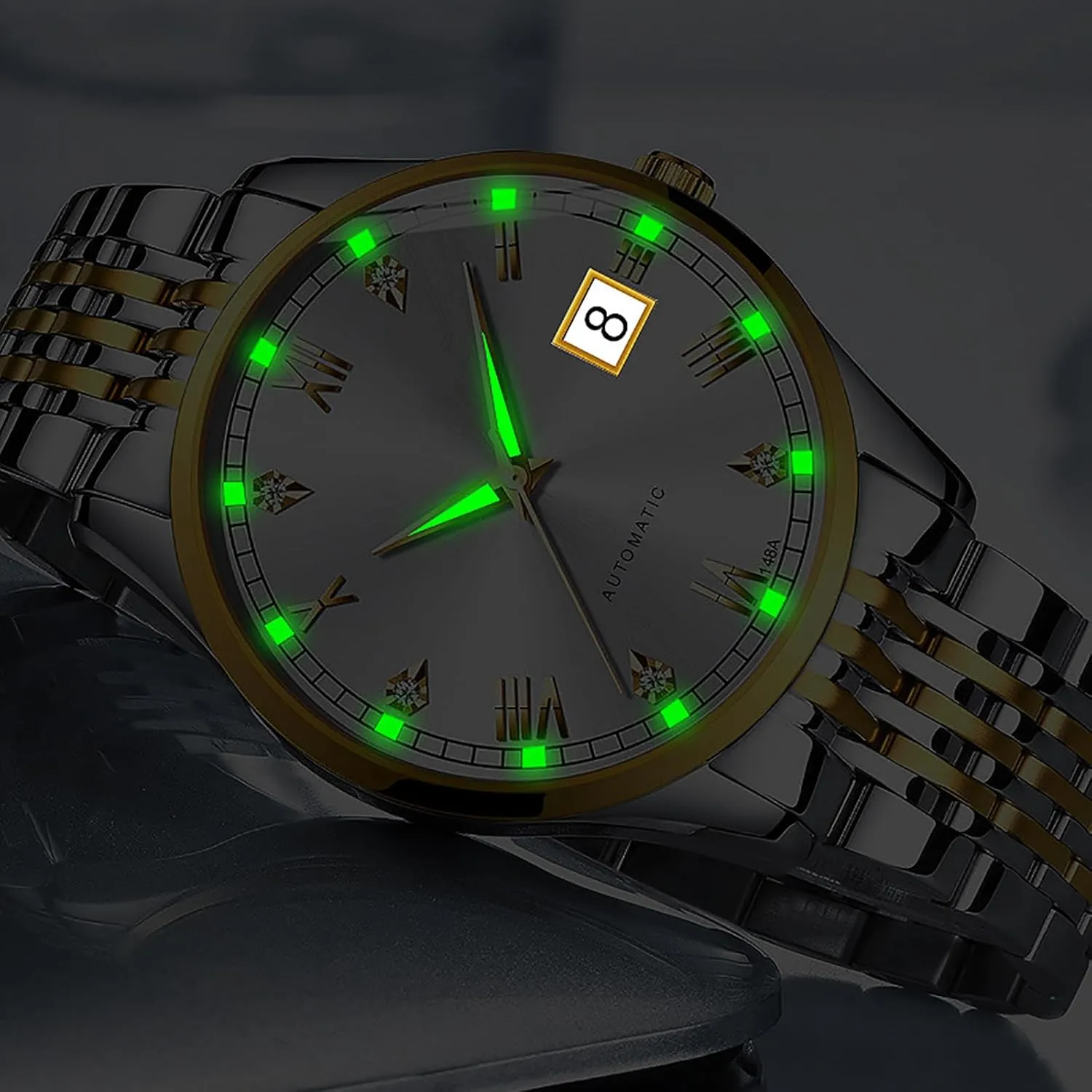 Watches for Women BESTKANG Fashion Women's Mechanical Watch Elegant Stainless Steel Waterproof Automatic rainforest institute Ladies 