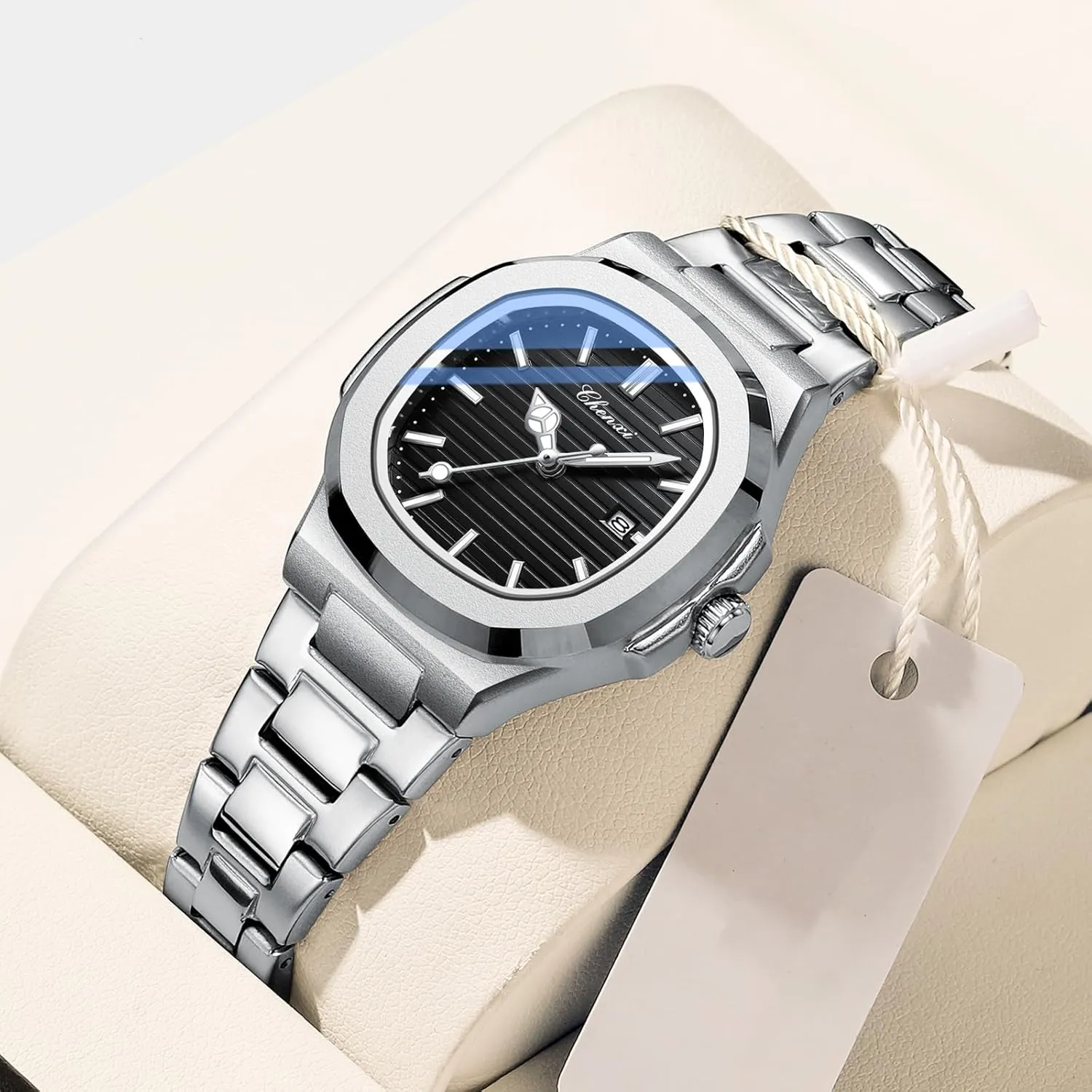 Watches for Women Luminous Calendar Business Ladies Watch Stainless hint Steel Quartz Waterproof Analog Display Female Wristwatch Gosasa Fashion 