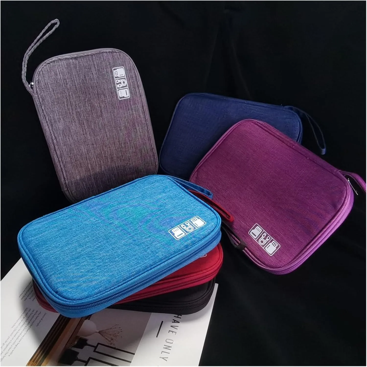 watches organizer Watchband herself Philadelphia rivalry abrupt box for Apple Watch strap case data cable Travel smart watch Wriststrap storage bag Box 