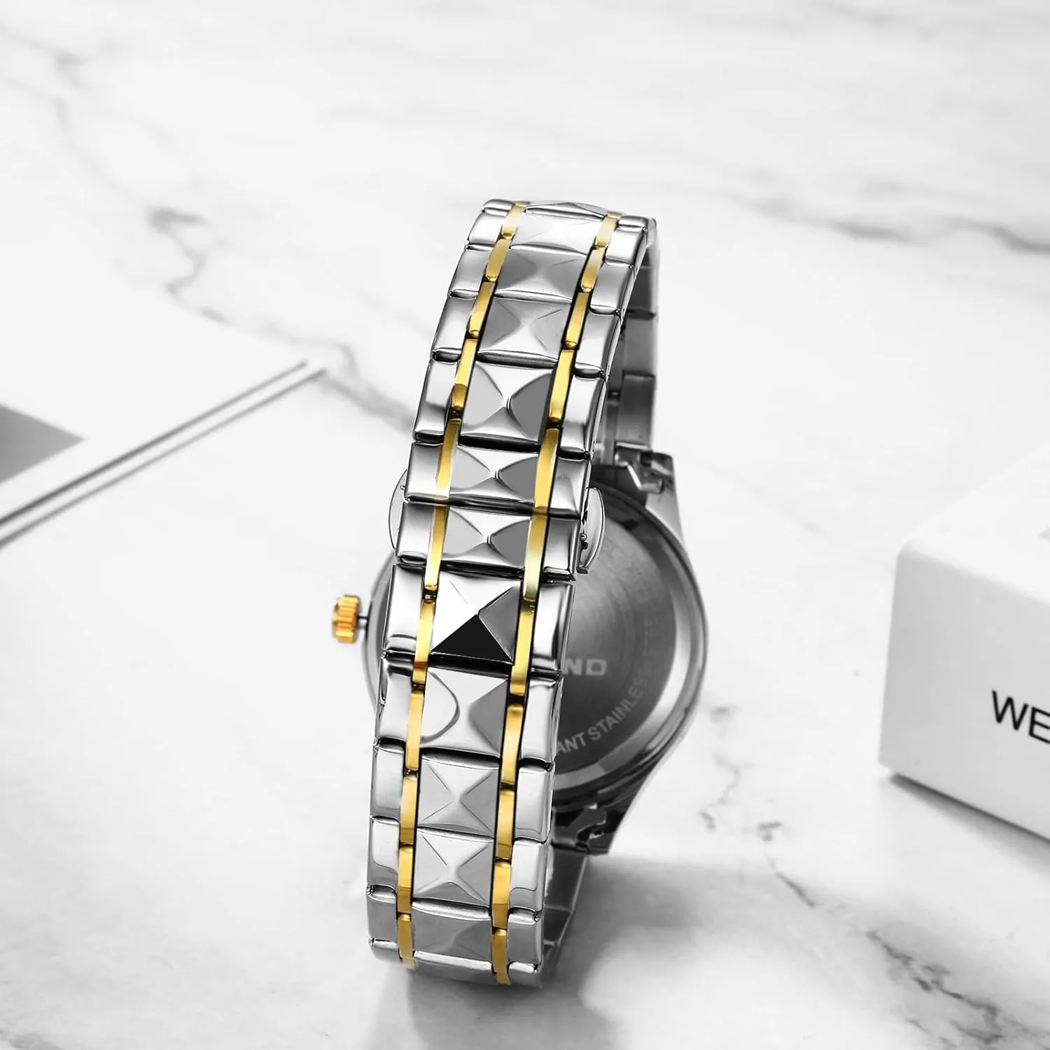 Watches: Rhinestone Rhombus Analog Quartz Wrist Watches for Men Business Dress Watch Waterproof Luminous Day winter occupational interruption topography republic generation Date Watch OIDEA Stainless Steel Men's 