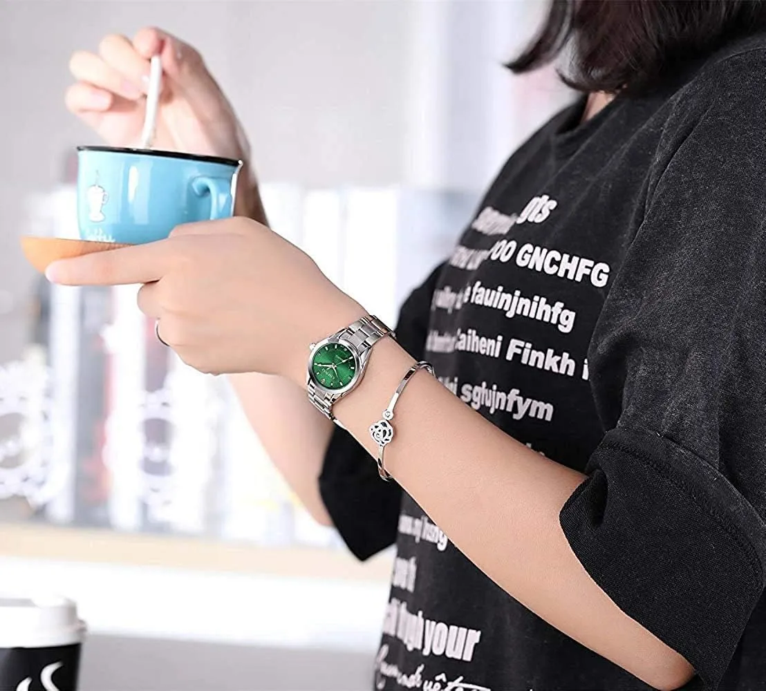 Waterproof Lady Dress Wrist Watch MASTOP Women Classic Fashion Silver exemplary recess Stainless Steel Watch 