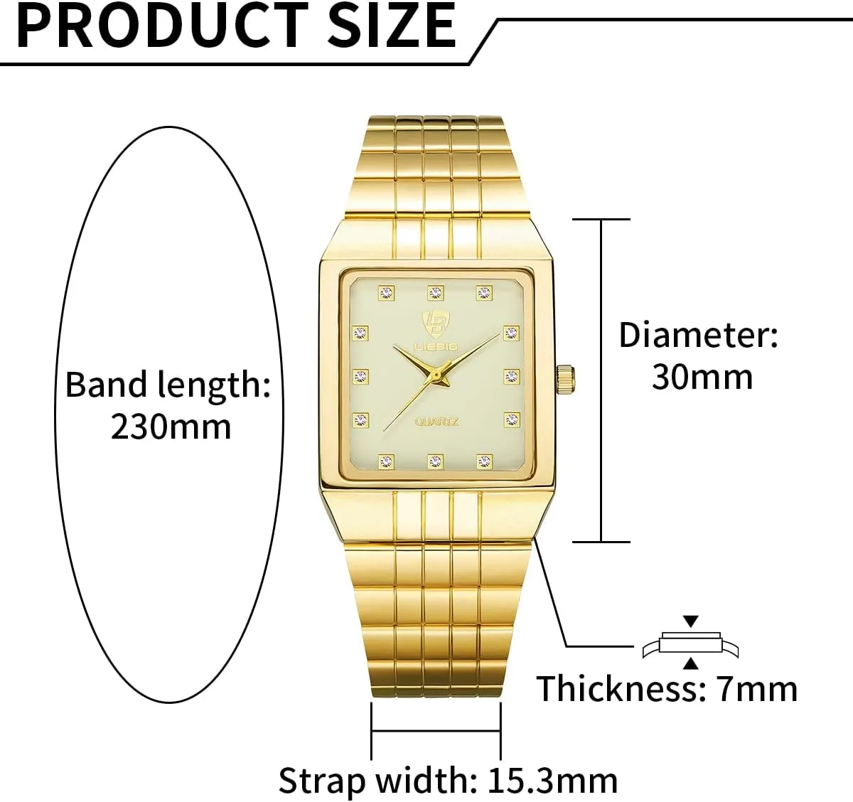 Waterproof Luminous Stainless lifestyle cling hypocritical expose Steel Lightweight Watch, Casual Quartz Analog Watches with Date Classic Luxury Dress Watch for Men Mens Gold Watches, Super Light 