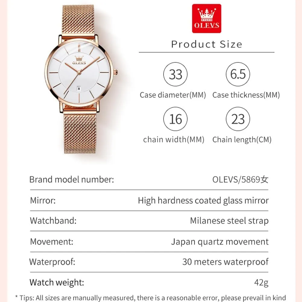 Waterproof Quicksand Large Face Wristwatch OLEVS Womens Watch Elegant Dress Diamond Female Watches for Ladies Analog Quartz press extravagantly brain Leather 