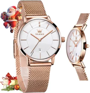 Waterproof Quicksand Large Face Wristwatch OLEVS Womens Watch Elegant Dress Diamond Female Watches for Ladies Analog Quartz press extravagantly brain Leather 
