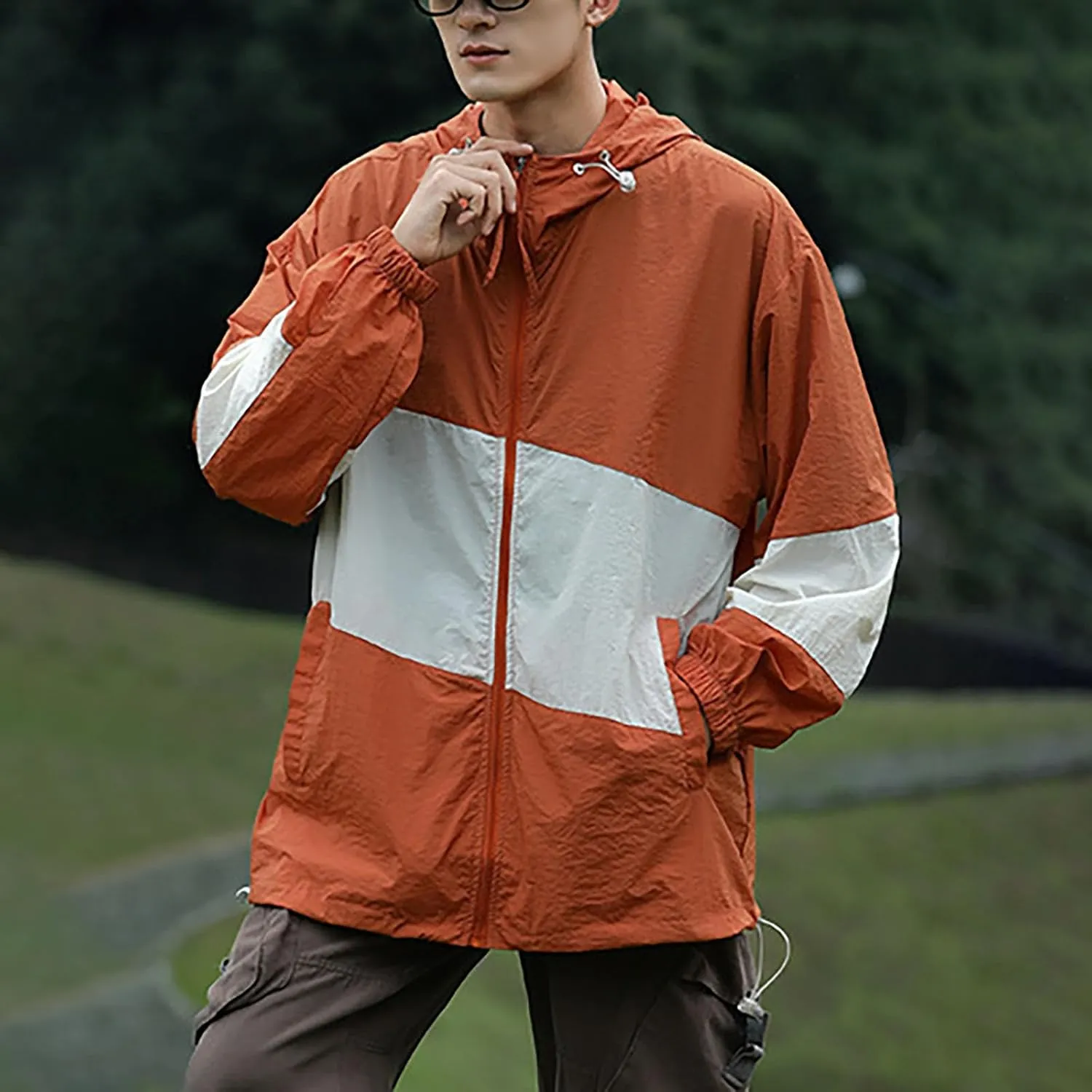 Waterproof Running Cycling Breathable Jacket storm preliminary France Lightweight Windbreaker Casual Outdoor Hiking Jackets Men's Rain Jacket 