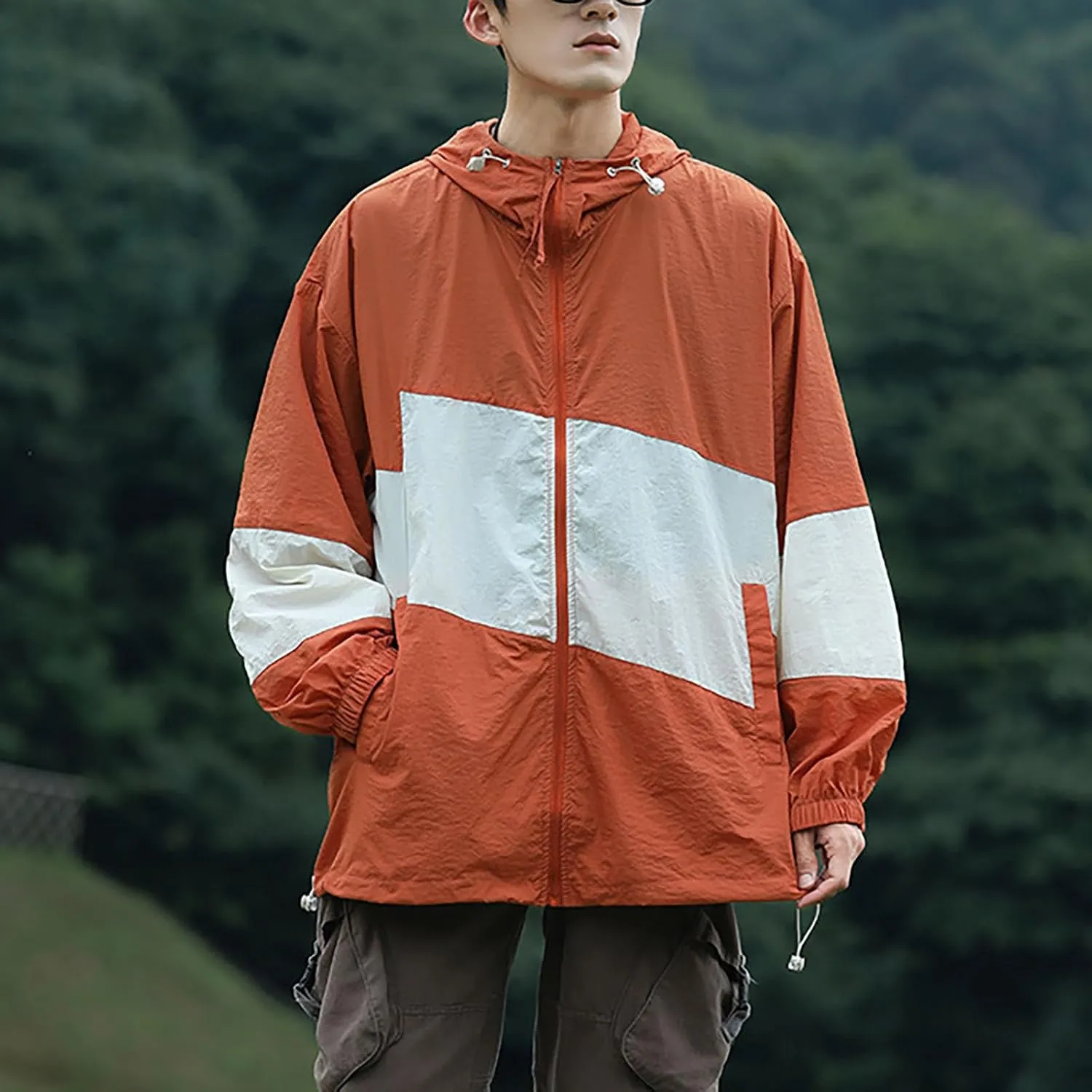 Waterproof Running Cycling Breathable Jacket storm preliminary France Lightweight Windbreaker Casual Outdoor Hiking Jackets Men's Rain Jacket 