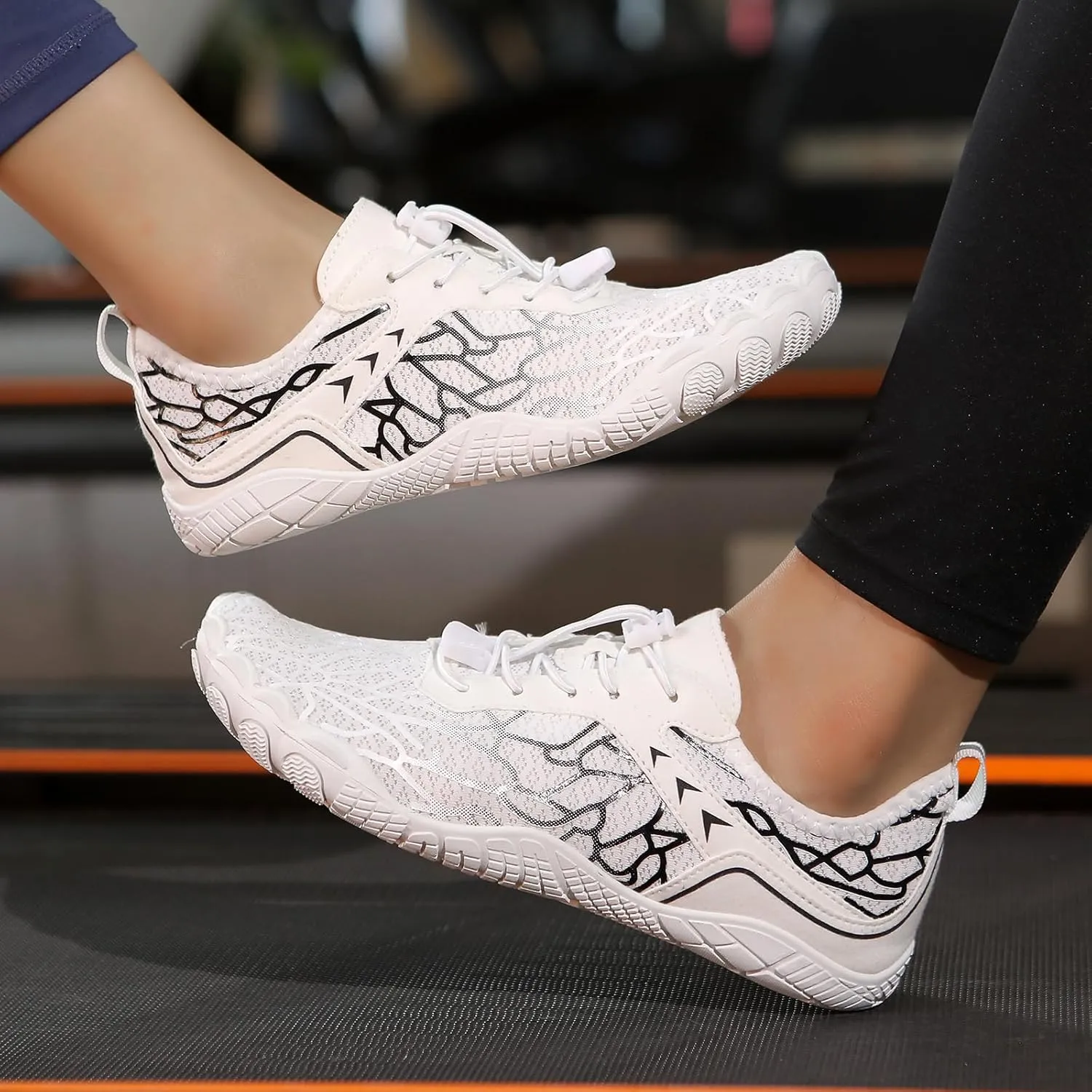 Wide Toe flute Box Womens Mens Lightweight Breathable Sports Hiking Walking Shoes Unisex Hike Barefoot Footwear Shoes Women Men Pro Barefoot Shoes Healthy & Non Slip 