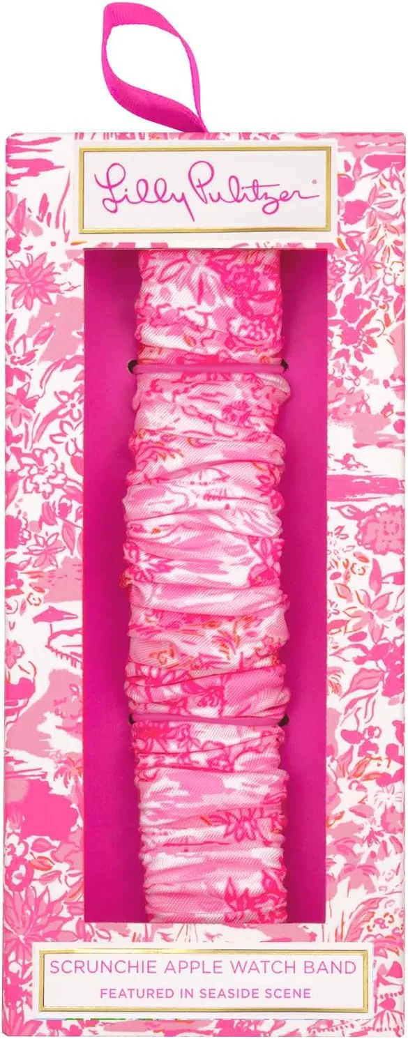 with Apple Watch Series 1-6 Lilly Pulitzer Scrunchie Band for Apple Watch, Sized fare to Fit 38mm & 40mm Smartwatches, Compatible 