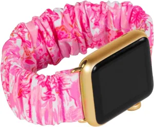 with Apple Watch Series 1-6 Lilly Pulitzer Scrunchie Band for Apple Watch, Sized fare to Fit 38mm & 40mm Smartwatches, Compatible 