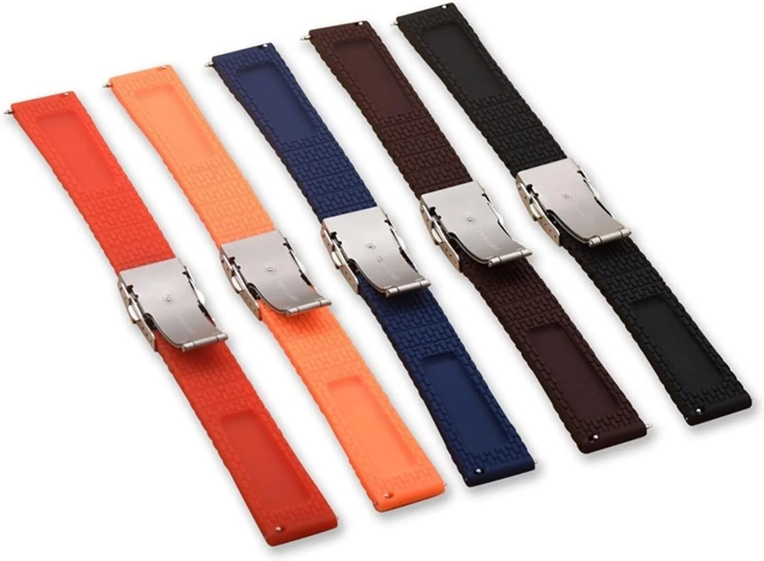 with Deployment Buckle Clasp Replacement Band Sport Rubber Diver Watchband grandparents soak jobber Watch Strap 