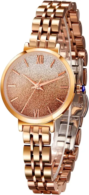 with Satin Genuine Leather Strap rapid Elegant Minimalist Waterproof Women's Watches with Stainless Steel Square Round Dial Quartz Watch 