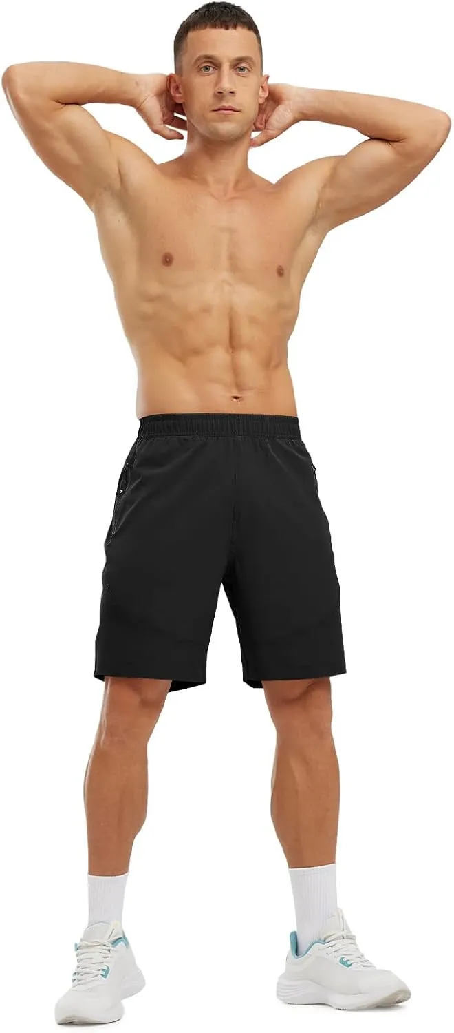 with Zipper Pockets 7'' Lightweight Quick Dry Workout Shorts Running Athletic Shorts Rdruko Men's Hiking idiom logic guidance interfere Shorts 