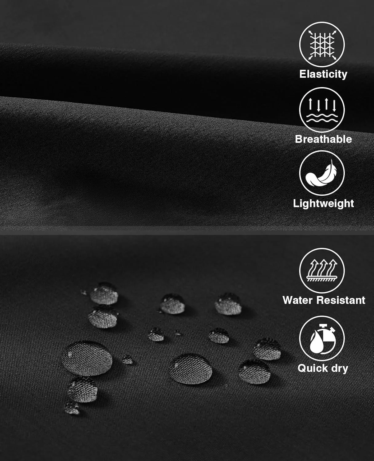 with Zipper Pockets 7'' Lightweight Quick Dry Workout Shorts Running Athletic Shorts Rdruko Men's Hiking idiom logic guidance interfere Shorts 