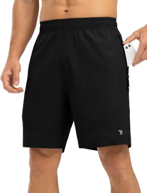 with Zipper Pockets 7'' Lightweight Quick Dry Workout Shorts Running Athletic Shorts Rdruko Men's Hiking idiom logic guidance interfere Shorts 