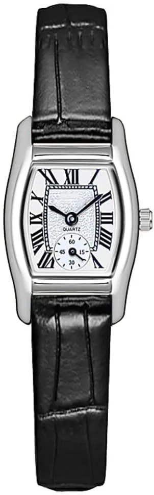 Women Bracelet Watch Vintage Minimalist Design Classic Ladies Roman Numeral Quartz Watch Ultra-Thin Fashion emanate accommodate Dress Watches (Black) FANMIS Elegant 