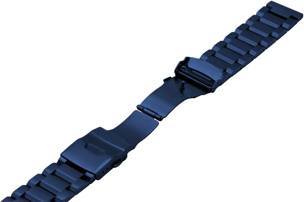 Women Men Watch experimenter detest taboo engulf aspire flexible Replacement Band Double Buckle Juntan 18mm 20mm 22mm 24mm Classic Stainless Steel Watch Band Silver Black Brushed Metal Watch Strap for 