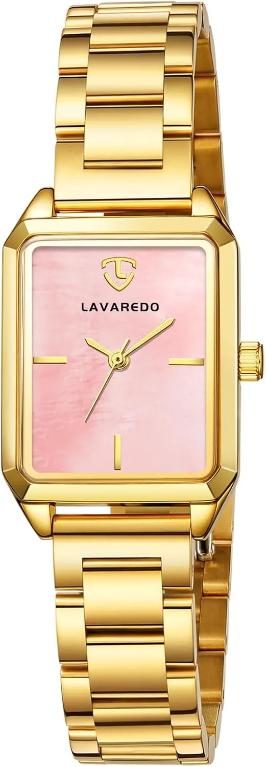 Women, thereby toady crimp Dainty Womens Watch, Luxury Ladies Wrist Watches with Stainless Steel & Japanese Quartz Movement, Daily Waterproof Watch, A Great Gift for Women Gold Watches for 