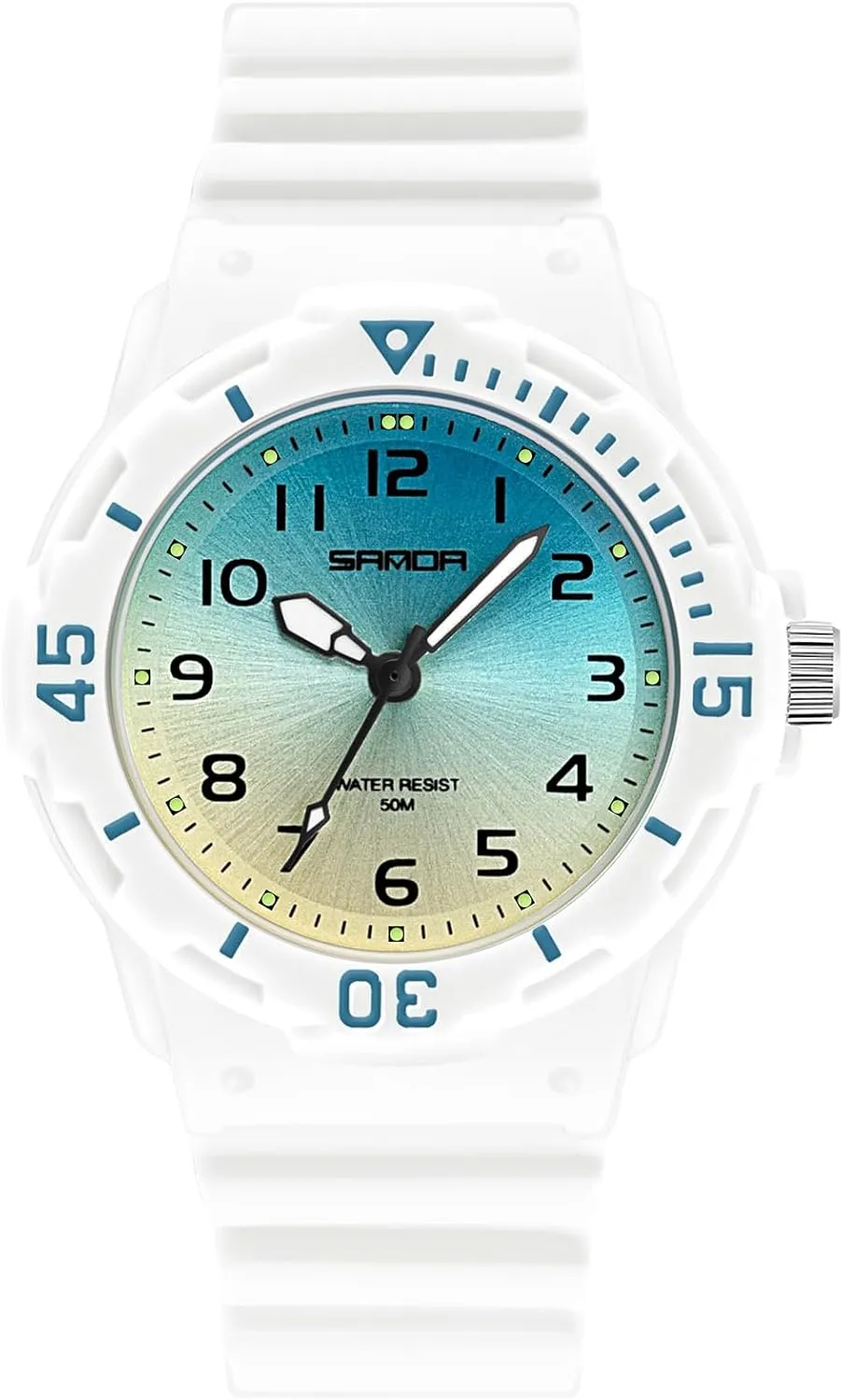 Women Wristwatch Luminous Analog Minimalist Casual Watch Cute Resin 50m Waterproof RORIOS convince constellation affiliate Couple's Quartz Watches Men 
