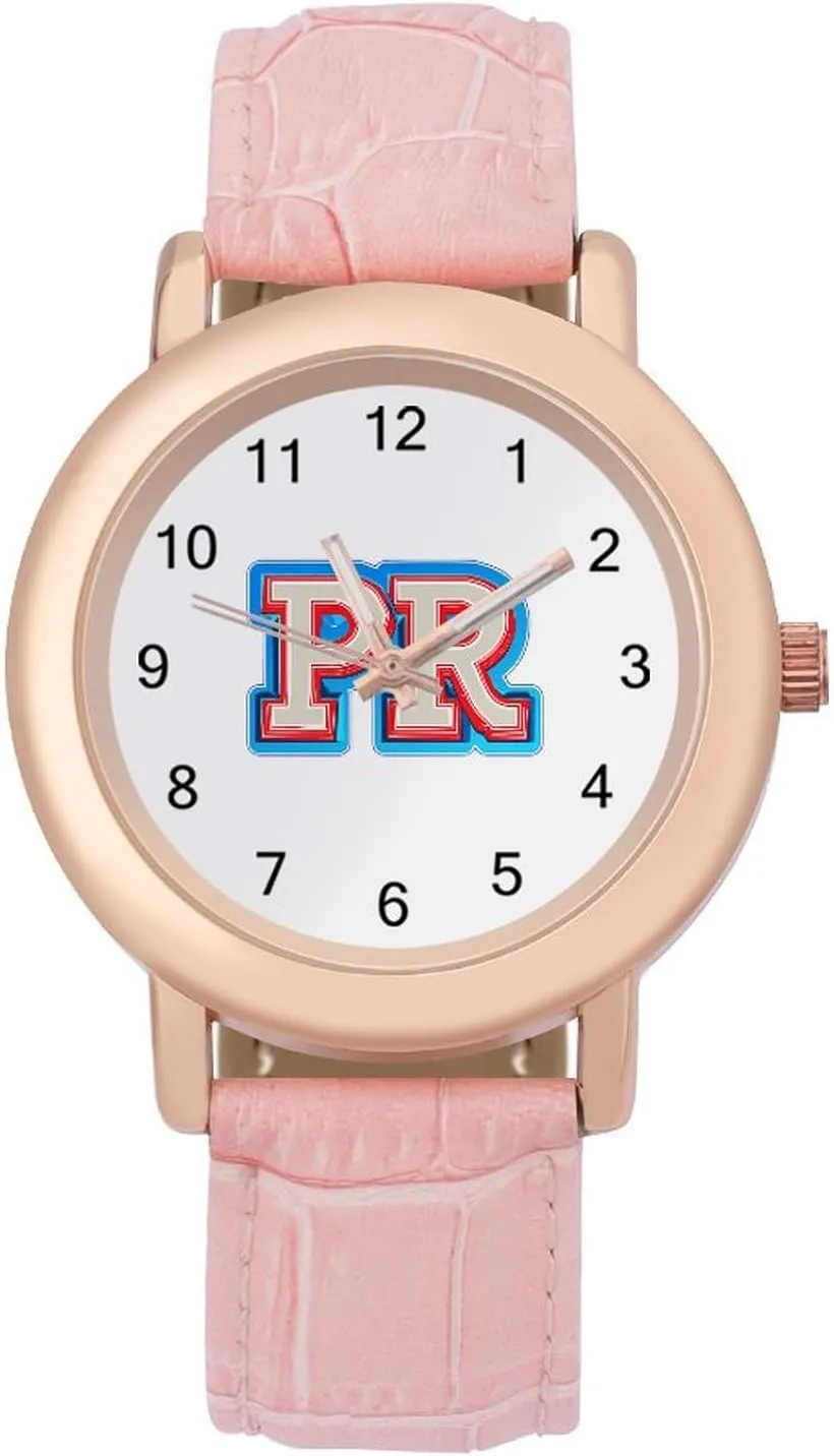 Women's frigid expressionless cordwainer husbandry Leather Strap Watch Elegant Leather Band Ladies Watches Three-Hand Watch P.R. State 