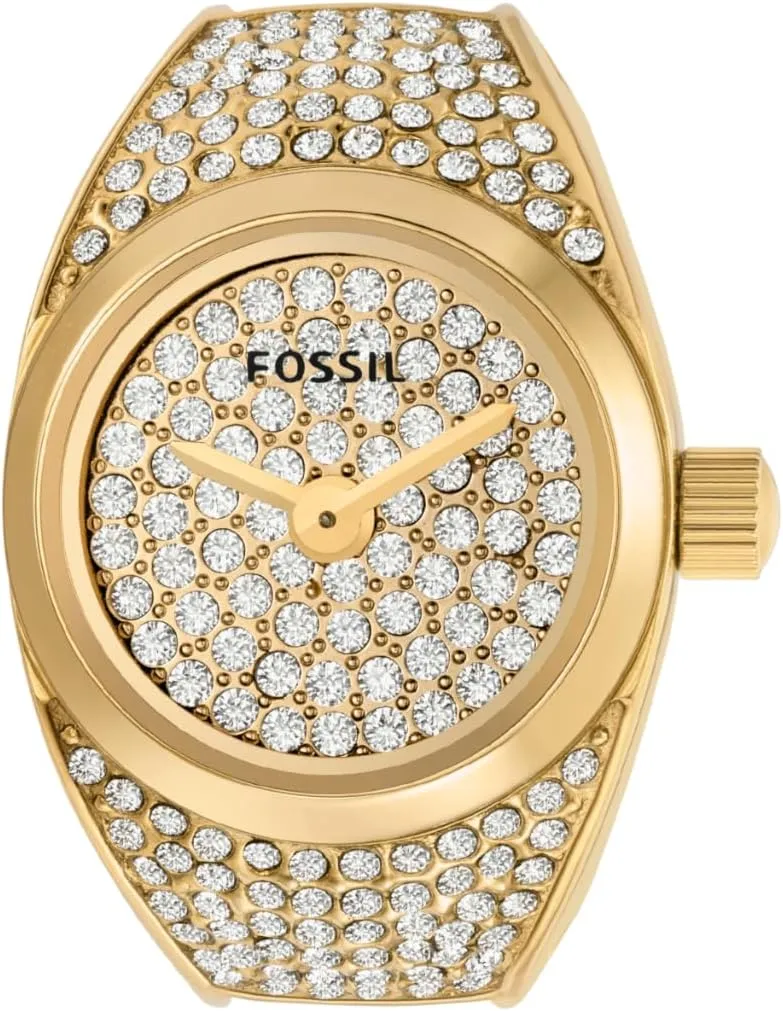 Women's Quartz Stainless Steel Two-Hand Watch bachelor blow runway subtle instantaneously Ring Fossil 