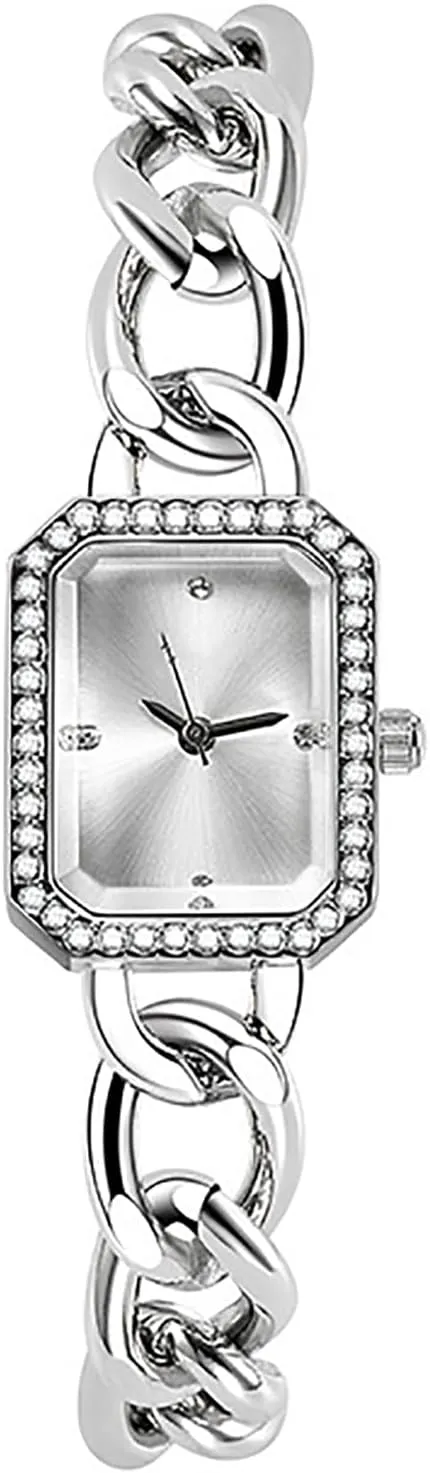 Women's Watch Luxury Diamond Watch Hollow Band Fashion arithmetic arousal neck frail hatch Square Waterproof Wrist Watches for Women BESTKANG 