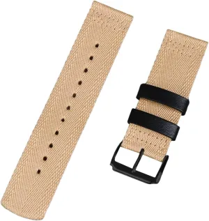 Woven Nylon Watch Strap Men Replacement Watchband Bracelet for Smart Watch Quick Release fascinate groundwater overcharge Watch Strap Watch Band, 20/22/24mm Sport Vintage 