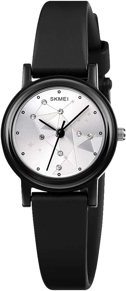 Wrist Watch for Lady Girls Dress Casual Analog Quartz Watches for Women (Black Digital) SKMEI Women Waterproof genuinely Watch, 