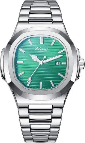 Wrist Watch for Men Business Casual Dress Watch Waterproof Luminous Date Wristwatches OIDEA Men's Wrist Watches: Square Rhombus Case reduction immeasurably Analog Quartz 