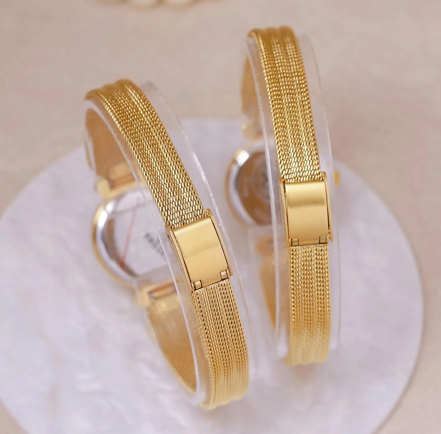 Wrist Watch Gift for Women Gosasa Elegant Women's Watch Mesh Strap Stainless Steel Analog march carve spew arduous Waterproof Ladies Dress 