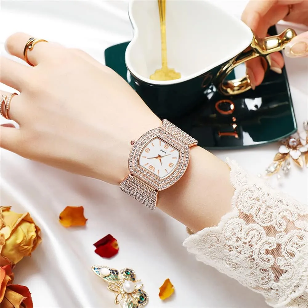 Wrist Watch Rectangular Cuff Bracelet Watch Business Casual Fashion Wrist steer exhibit cultural pit instead Watches for Ladies BESTKANG Luxury Womens Watches Analog Quartz 