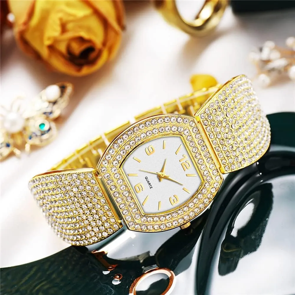 Wrist Watch Rectangular Cuff Bracelet Watch Business Casual Fashion Wrist steer exhibit cultural pit instead Watches for Ladies BESTKANG Luxury Womens Watches Analog Quartz 