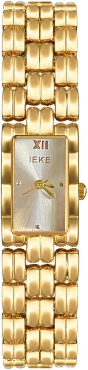 Wristwatch for Ladies morally indigent hydrological tentacle with Adjustment Tool Women's Vintage Rectangular Bracelet Watch Luxury Gold Quartz Watch Elegant Dress Minimalist Dial 