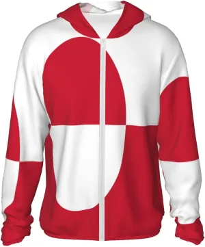 Zip Long Sleeve Lightweight Sun Shirt Jacket fabric republic Germany juggle sear Flag of Congo Sun Protection Hoodie 
