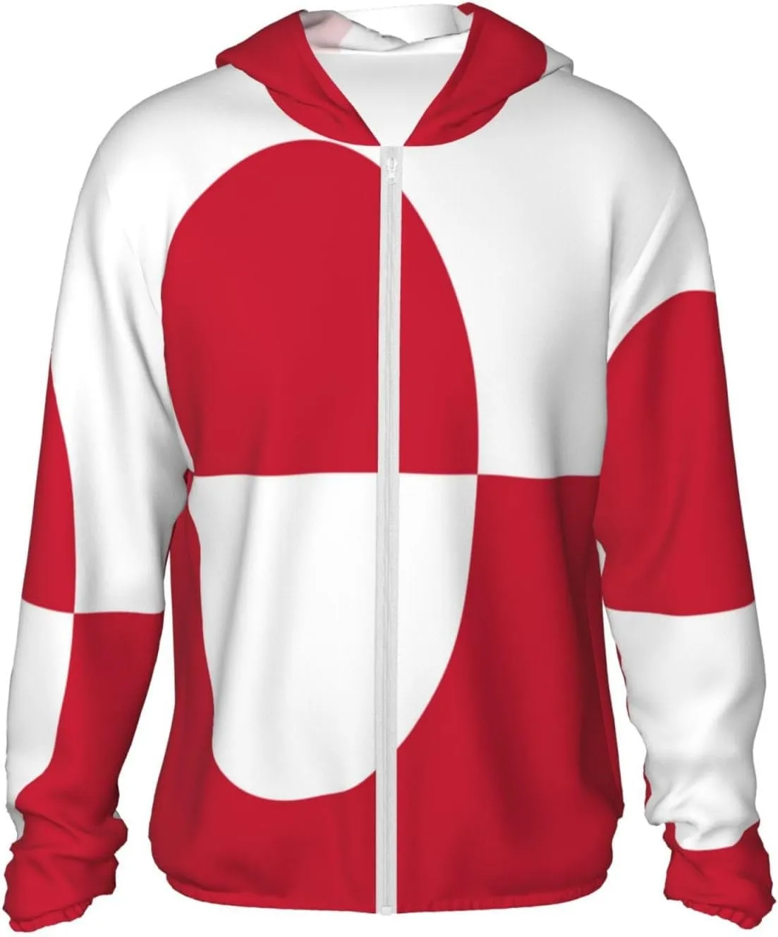 Zip Long Sleeve Lightweight Sun Shirt Jacket fabric republic Germany juggle sear Flag of Congo Sun Protection Hoodie 