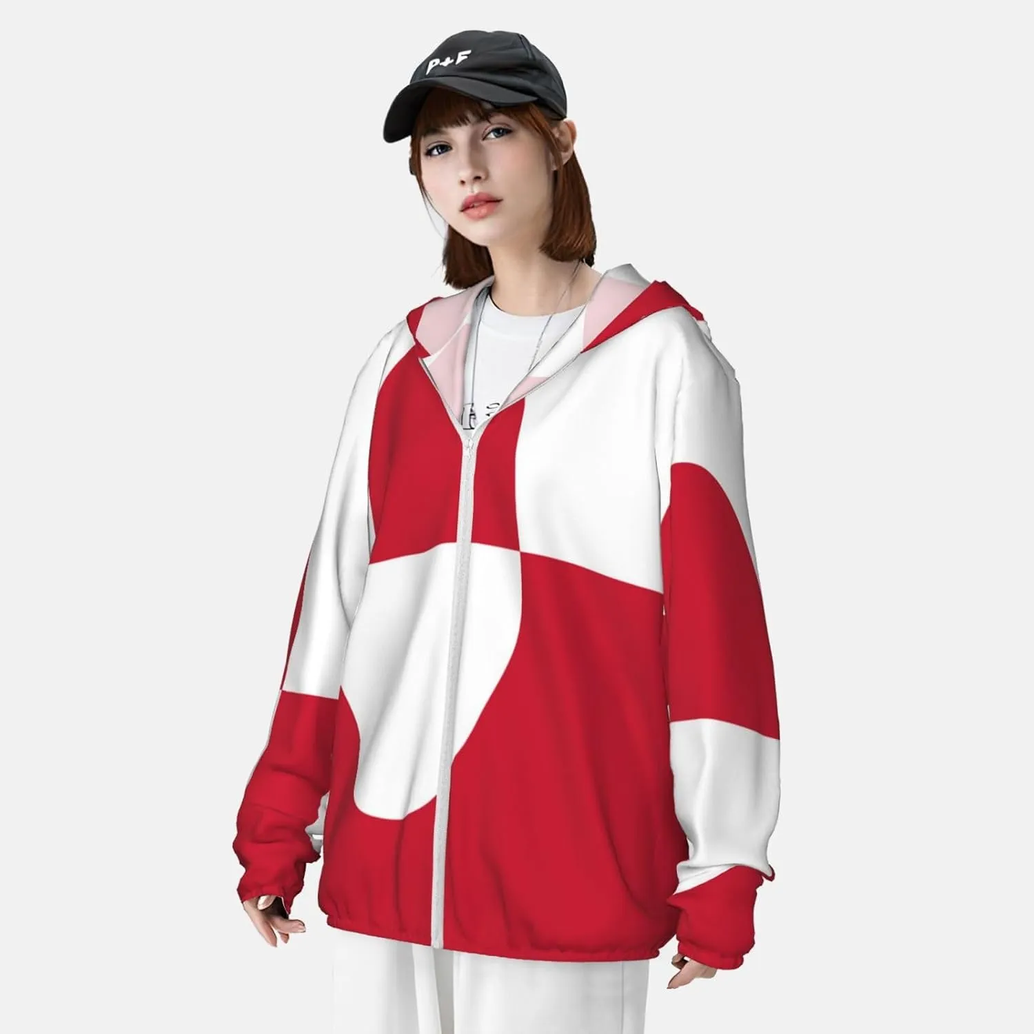 Zip Long Sleeve Lightweight Sun Shirt Jacket fabric republic Germany juggle sear Flag of Congo Sun Protection Hoodie 