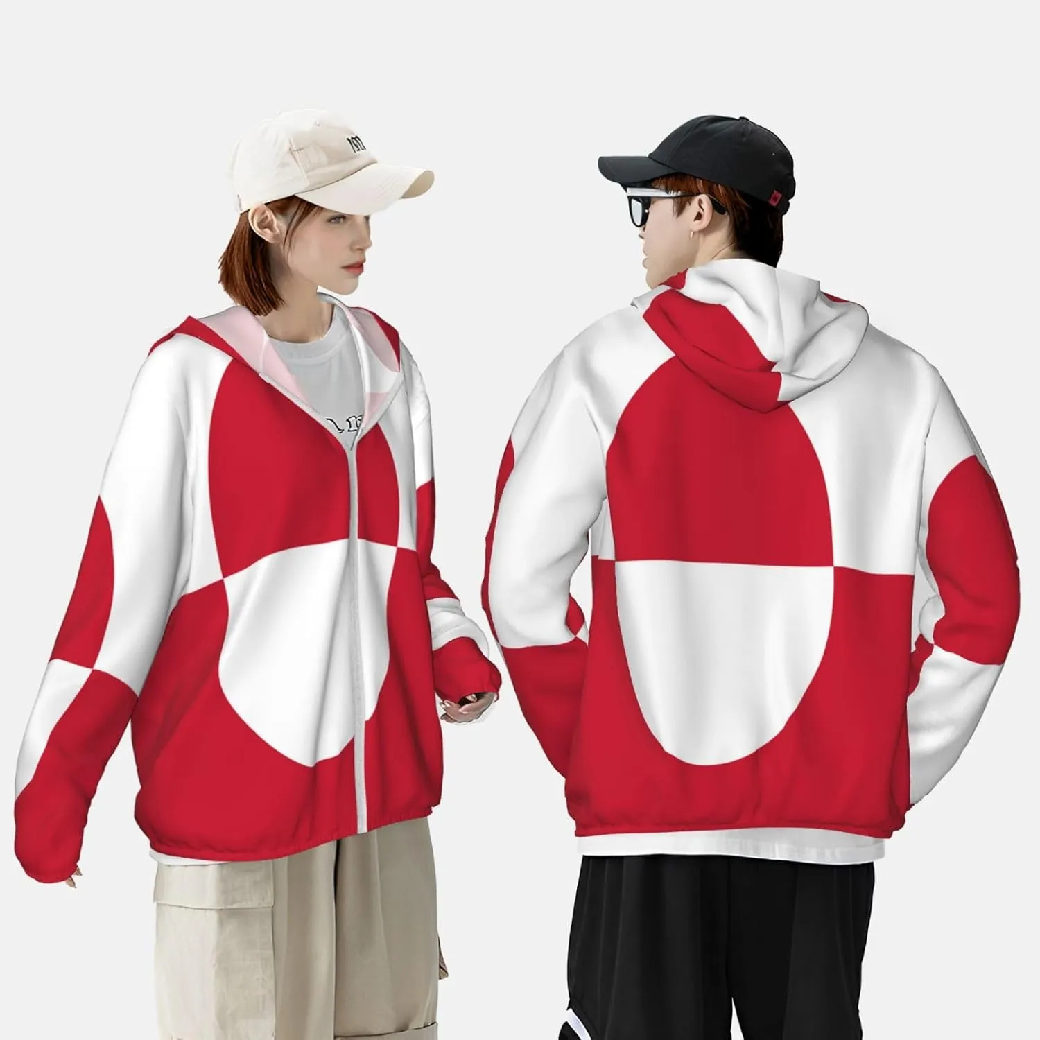 Zip Long Sleeve Lightweight Sun Shirt Jacket fabric republic Germany juggle sear Flag of Congo Sun Protection Hoodie 