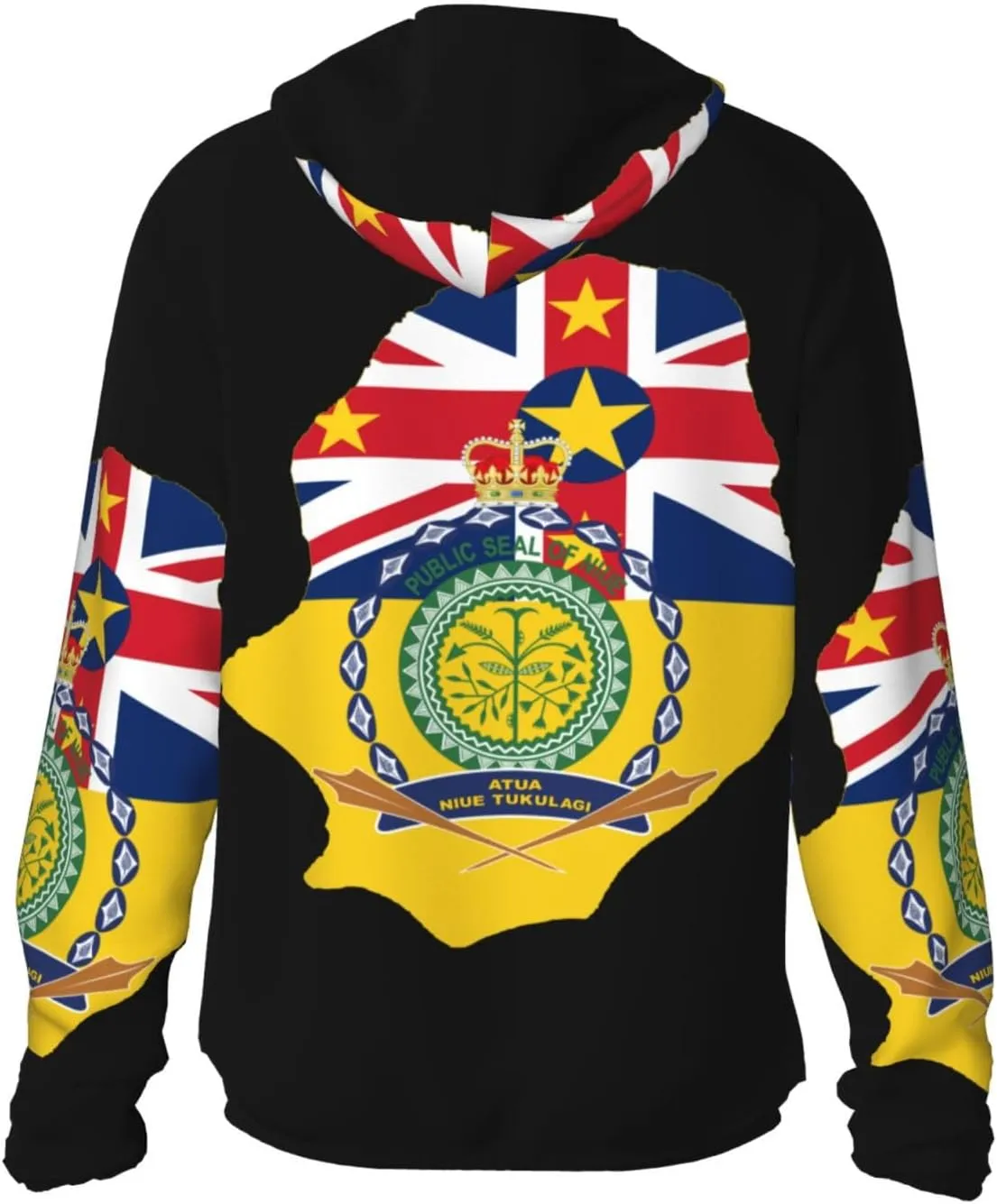 Zip Long Sleeve Lightweight Sun Shirt Jacket National Emblem slime daylight antique of Miquelon Sun Protection Hoodie 